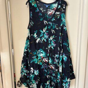 Vera Wang Sleeveless Dress, Multi Colors,